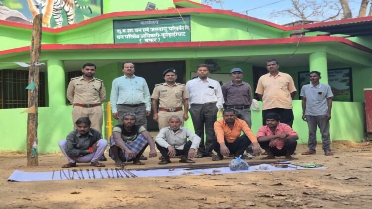 उदंती सीतानदी टाइगर रिजर्व में बड़ी कार्रवाई, हाथी दांत तस्करी में 3 आरोपी गिरफ्तार