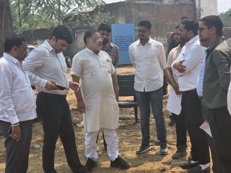 वर्किंग वुमेन हॉस्टल निर्माण का निरीक्षण, विधायक सुनील सोनी ने तय समय में गुणवत्ता के साथ पूरा करने के दिए निर्देश