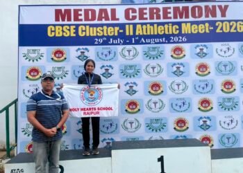 रफ्तार में रायपुर की बेटी ने दिखाया दम, 800 मीटर में जीता सिल्वर”
